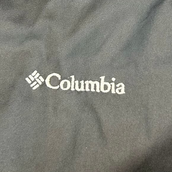 Columbia Omnitech Hooded Jacket Black Gray Women's Large - Picture 9 of 15